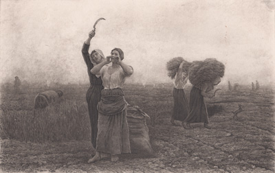 The Evening Call
from the painting by Jules Breton